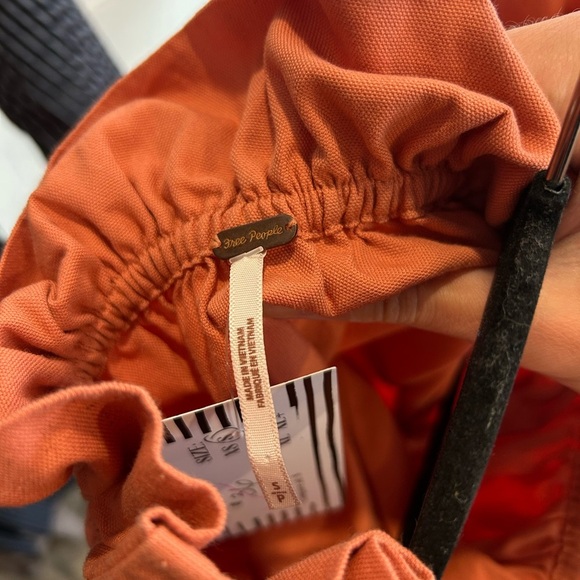 Free People Sophie Dress in Perpetual Sunset orange - Picture 3 of 4